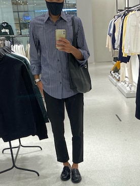 「HUGO BOSS（ヒューゴボス）のアイテム（トップス）」を使った、taguaguさん（メンズ・178cm）の秋コーディネート