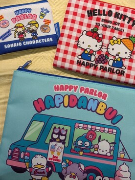 「212 KITCHEN STORE（トゥワントゥキッチンストア）のポーチ3P SANRIO CHARACTERS ＜Sanrio サンリオ＞（その他雑貨、その他）」を使った、shino.7さん（レディース・160cm）の夏コーディネート
