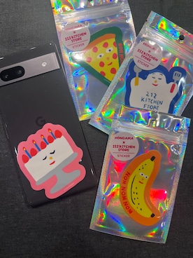 「212 KITCHEN STORE（トゥワントゥキッチンストア）のダイカットステッカー CAKE ＜HONGAMA ホンガマ＞（その他雑貨、その他）」を使った、shino.7さん（レディース・160cm）の秋コーディネート