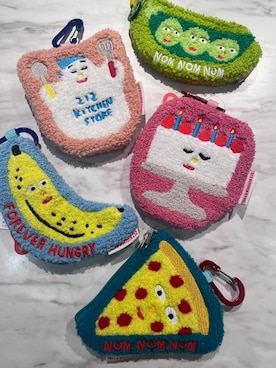「212 KITCHEN STORE（トゥワントゥキッチンストア）のダイカットさがらポーチ BEANS ＜HONGAMA ホンガマ＞（その他雑貨、その他）」を使った、shino.7さん（レディース・160cm）の秋コーディネート