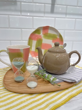 「アイテム（食器/キッチン）」を使った、shino.7さん（レディース・160cm）の春コーディネート