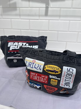 「212 KITCHEN STORE（トゥワントゥキッチンストア）のランチバッグ タイトル ＜ワイルド・スピード＞（その他雑貨、その他）」を使った、shino.7さん（レディース・160cm）の夏コーディネート