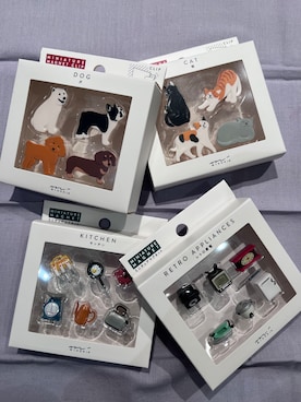 「212 KITCHEN STORE（トゥワントゥキッチンストア）のMIDORI マグネットクリップ イヌ（その他雑貨、その他）」を使った、shino.7さん（レディース・160cm）の夏コーディネート