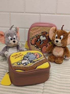 「212 KITCHEN STORE（トゥワントゥキッチンストア）のぬいぐるみ ジェリー クラシック 15cm ＜TOM and JERRY トムとジェリー＞（その他雑貨、その他）」を使った、shino.7さん（レディース・160cm）の冬コーディネート