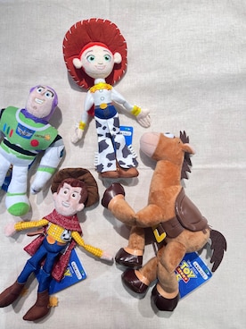 「212 KITCHEN STORE（トゥワントゥキッチンストア）のぬいぐるみ ウッディ ＜TOY STORY トイ・ストーリー＞（その他雑貨、その他）」を使った、shino.7さん（レディース・160cm）の夏コーディネート