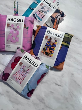 「212 KITCHEN STORE（トゥワントゥキッチンストア）の◆BABY BAGGU レオパード ＜BAGGU バグゥ＞（エコバッグ/サブバッグ、その他）」を使った、shino.7さん（レディース・160cm）の秋コーディネート