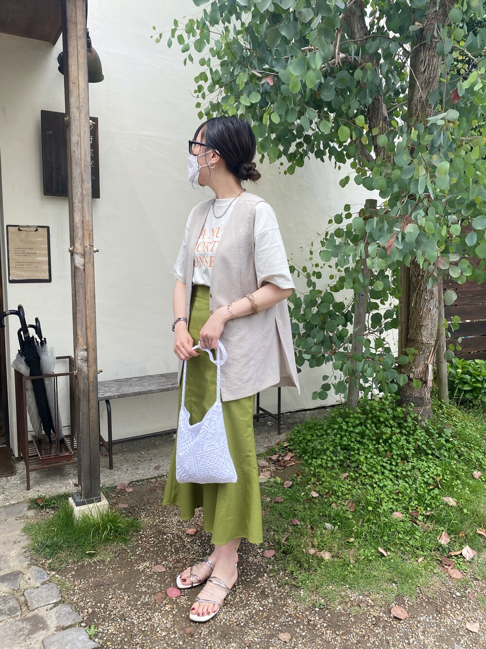 ラクビハイウエストマーメイドスカート 268480を使ったショップ
