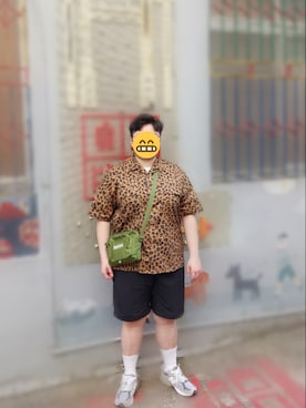「グラミチ」｜「アイテム（アクセサリー）」を使った、HKenさん（レディース・161cm）の夏コーディネート