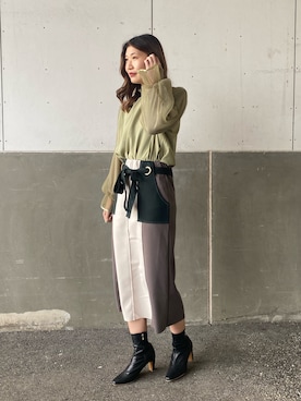 Tsudaさん（レディース・167cm）の冬コーディネート