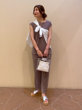 Tsudaさん(レディース・167cm)の夏コーディネート