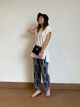 Tsudaさん(レディース・167cm)の夏コーディネート