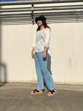 Tsudaさん（レディース・167cm）の夏コーディネート