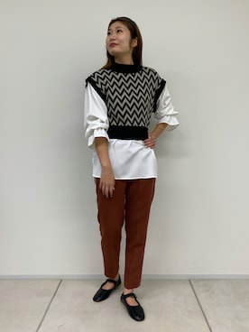 Tsudaさん（レディース・167cm）の秋コーディネート