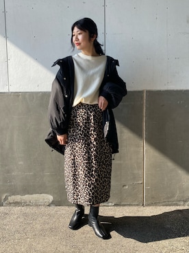 「prose verse（プロズヴェール）のアイテム（ブルゾン）」を使った、Tsudaさん（レディース・167cm）の秋コーディネート