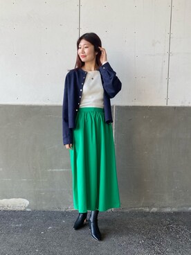 「prose verse（プロズヴェール）のアイテム（ジャケット/アウター）」を使った、Tsudaさん（レディース・167cm）の冬コーディネート