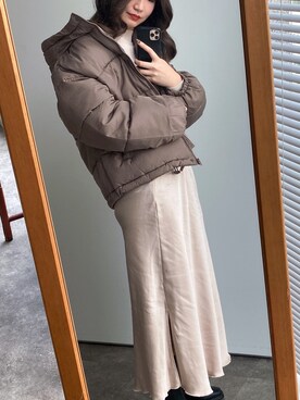 「prose verse（プロズヴェール）のアイテム（ジャケット/アウター）」を使った、Tsudaさん（レディース・167cm）の冬コーディネート