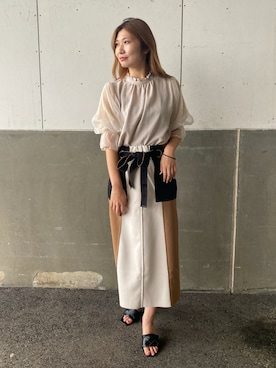 Tsudaさん（レディース・167cm）の夏コーディネート