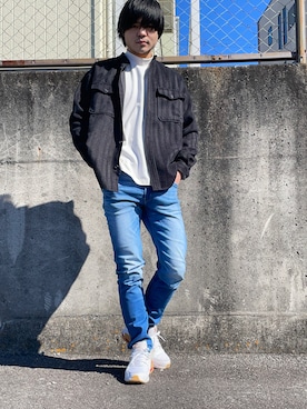 「Big John（ビッグジョン）のアイテム」を使った、たーさん（メンズ・178cm）の春コーディネート