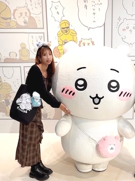 「アイテム（カーディガン/ボレロ、その他）」を使った、kao.さん（レディース・160cm）の秋コーディネート