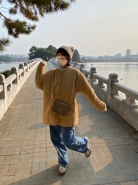 「Java（ジャバ）のアイテム」を使った、りょうさん（レディース・159cm）の冬コーディネート