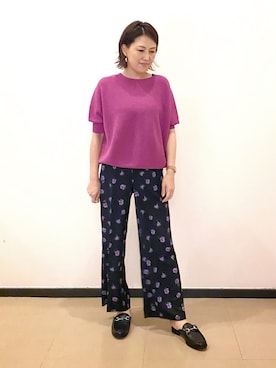 「インディヴィ」｜「アイテム（サンダル）」を使った、eriさん（レディース・160cm）の夏コーディネート