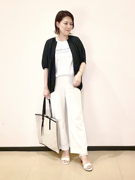 「デイリーカジュアル」｜「アイテム（その他）」を使った、eriさん（レディース・160cm）の夏コーディネート