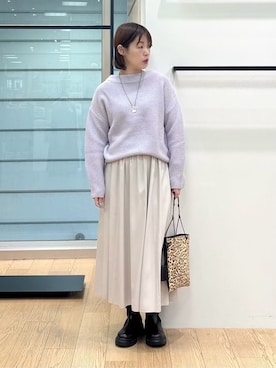 「Modify（モディファイ）のアイテム」を使った、asamiさん（レディース・156cm）の冬コーディネート