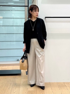 「INDIVI（インディヴィ）のアイテム」を使った、asamiさん（レディース・156cm）の春コーディネート