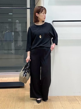 「INDIVI（インディヴィ）のアイテム」を使った、asamiさん（レディース・156cm）の春コーディネート