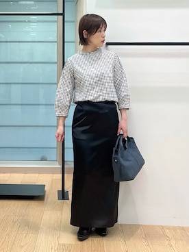 「INDIVI（インディヴィ）のアイテム」を使った、asamiさん（レディース・156cm）の秋コーディネート