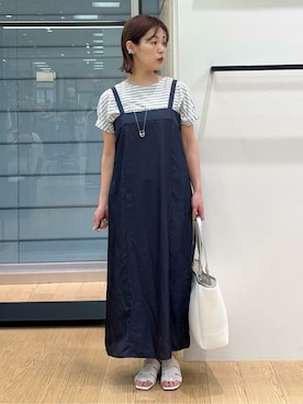 「INDIVI（インディヴィ）のアイテム」を使った、asamiさん（レディース・156cm）の春コーディネート