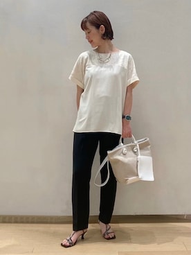 「Coming soon…」｜「アイテム（フォーマルスーツ/小物）」を使った、asamiさん（レディース・156cm）の夏コーディネート