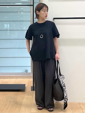 「INDIVI（インディヴィ）のアイテム」を使った、asamiさん（レディース・156cm）の春コーディネート