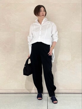「ドルマンスリーブ」｜「アイテム（その他）」を使った、Itoさん（レディース・160cm）の秋コーディネート