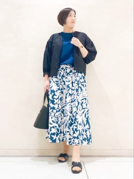 「ドルマンスリーブ」｜「アイテム（その他）」を使った、Itoさん（レディース・160cm）の夏コーディネート