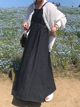 「apres jour（アプレジュール）のアイテム（アクセサリー）」を使った、a k iさん（レディース・155cm）の春コーディネート