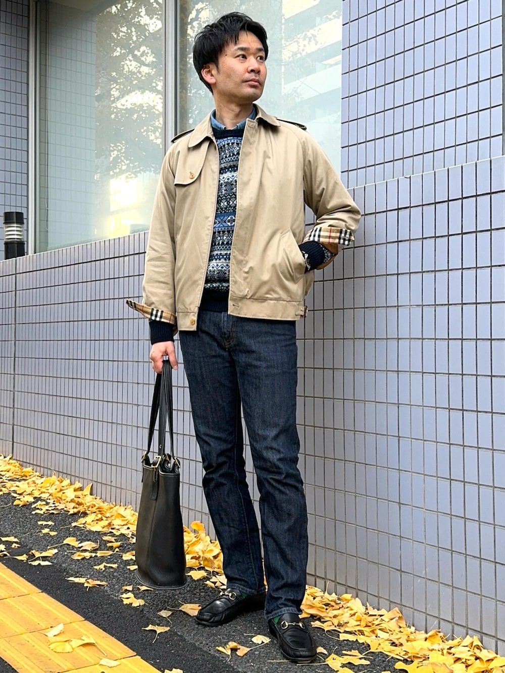 shigesan001｜BURBERRYのジャケット/アウターを使ったコーディネート