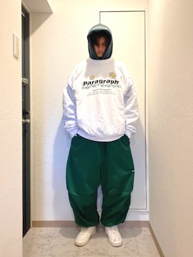 「バルーンパンツ」｜tenta35さん（メンズ・173cm・10代）の冬コーディネート