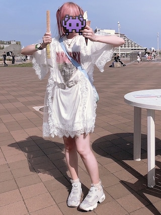 jouetie リメイクロックミニワンピース 半袖‹あのちゃん着用› ✨新品未使用✨あのちゃん着用 jouetie リメイクロックミニ