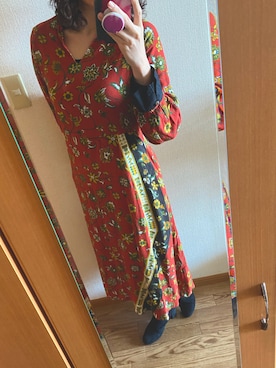 「さむい！」｜fumi33さん（レディース・161cm）の冬コーディネート