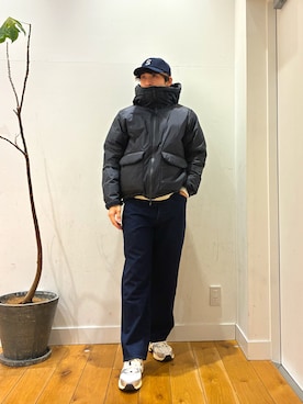 「アイテム（その他アウター）」を使った、ririru1300さん（メンズ・175cm）の冬コーディネート