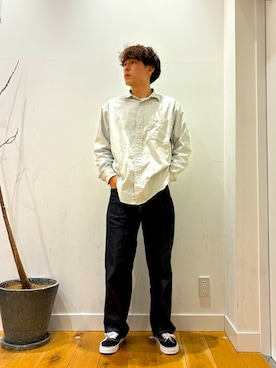 「Lee（リー）のアイテム」を使った、RIRUさん（メンズ・175cm）の春コーディネート