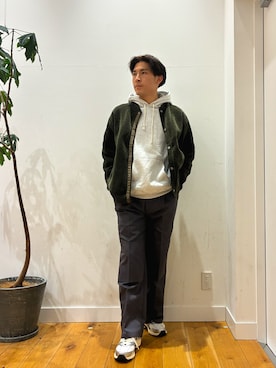 「アイテム（パーカー）」を使った、ririru1300さん（メンズ・175cm）の秋コーディネート