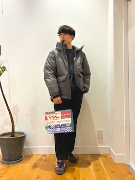 「冬アウター」｜「アイテム（その他アウター）」を使った、ririru1300さん（メンズ・175cm）の冬コーディネート