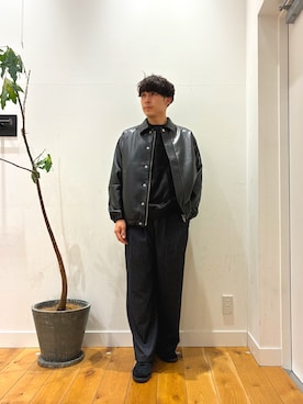 「アイテム（その他アウター）」を使った、ririru1300さん（メンズ・175cm）の秋コーディネート