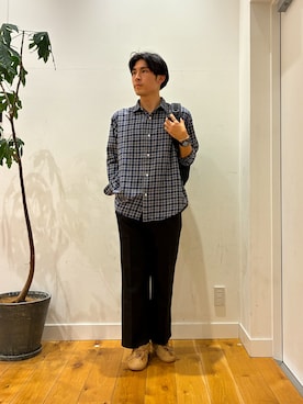 「アイテム（アナログ腕時計）」を使った、ririru1300さん（メンズ・175cm）の秋コーディネート