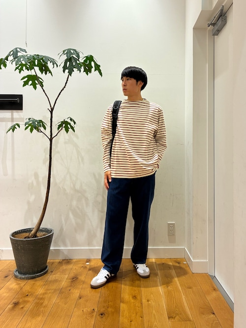 FORK&SPOON ボートネックボーダー（Tシャツ/カットソー
