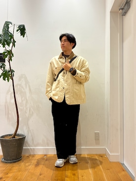 「アイテム（アナログ腕時計）」を使った、ririru1300さん（メンズ・175cm）の秋コーディネート