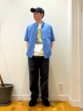 「帰省コーデ」｜RIRUさん（メンズ・175cm）の春コーディネート