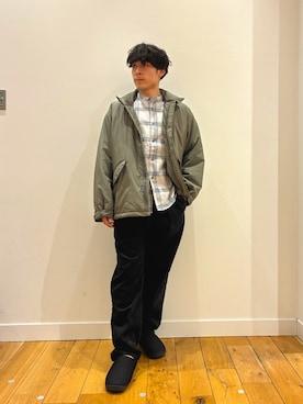 「アイテム（モッズコート）」を使った、ririru1300さん（メンズ・175cm）の冬コーディネート